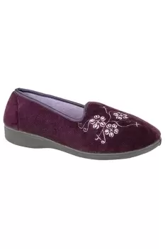 image of Jenny Embroidered Slippers