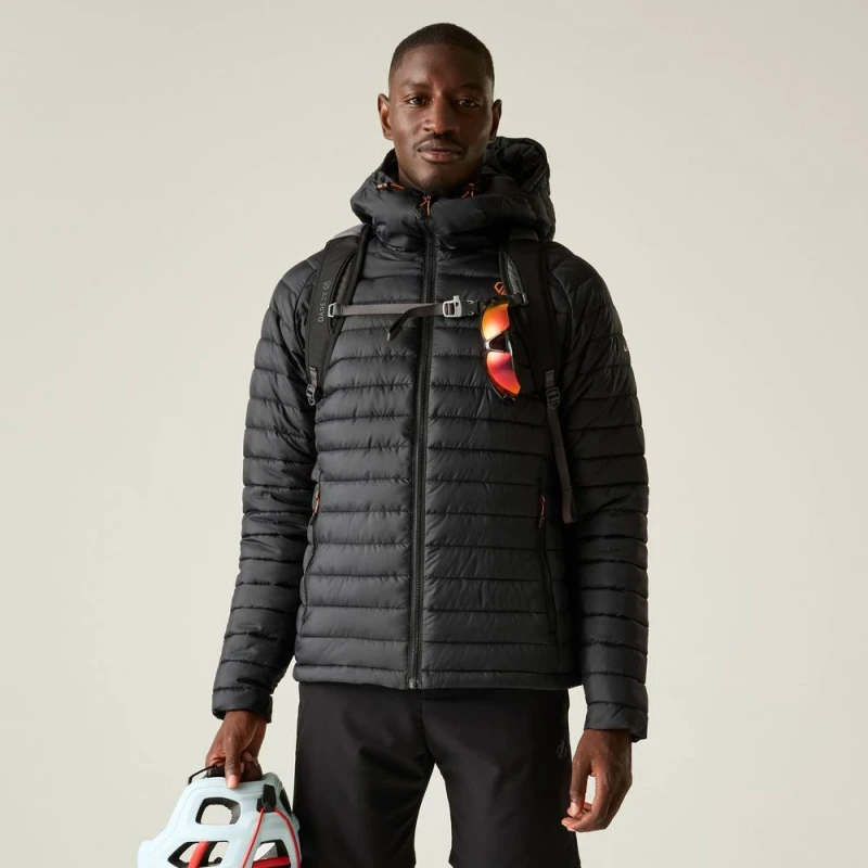 Image of Dare 2b Mens Air Lite Quilted Jacket in Jet Black Size: 3XL Jet Black Male 3XL