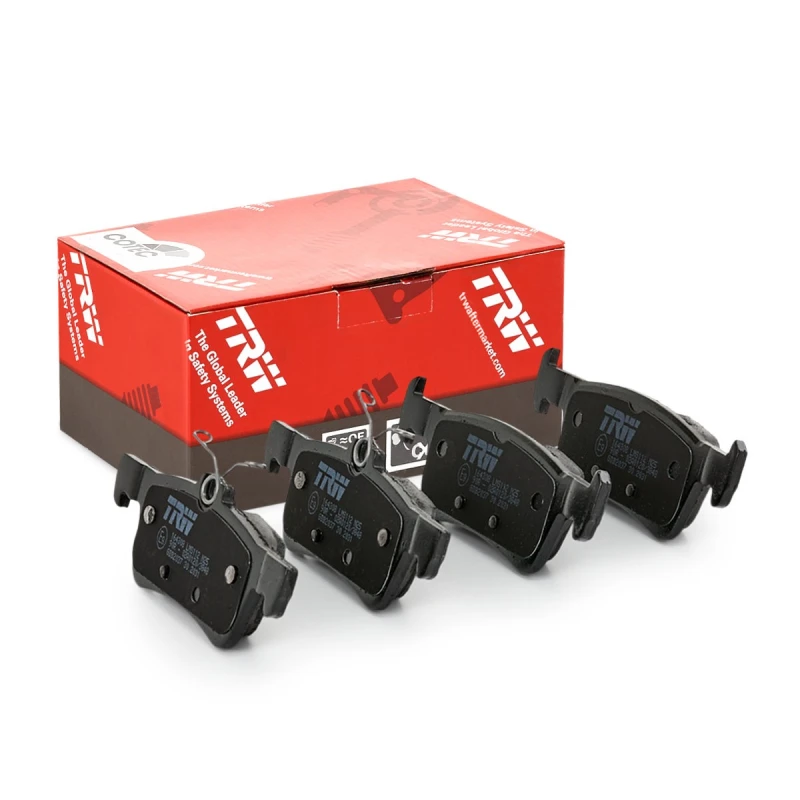 Image of TRW GDB2037 Brake pad set not prepared for wear warning indicator Brake Pad Set,disc brake (402)
