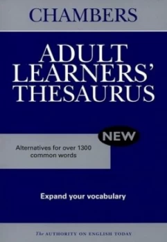 Image of Chambers Adult Learners Thesaurus by Chambers Book