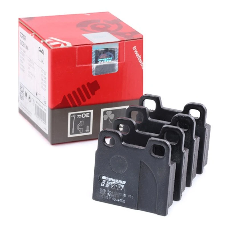 Image of TRW GDB144 Brake pad set not prepared for wear warning indicator Brake Pad Set,disc brake (402)