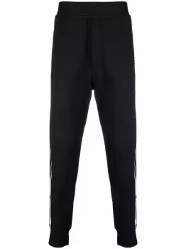 Image of DSQUARED2 Logo Tape Detail Track Pants Black