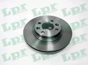 Image of LPR Brake disc Internally Vented R1062V Brake rotor,Brake discs RENAULT,DACIA,SMART,Clio IV Schragheck (BH_),Twingo III Schragheck (BCM_)