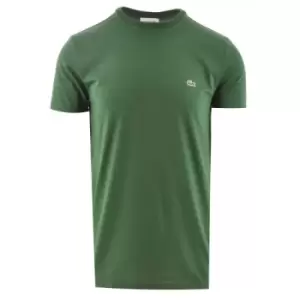 Image of Lacoste Crew Neck Pima Cotton Jersey T shirt
