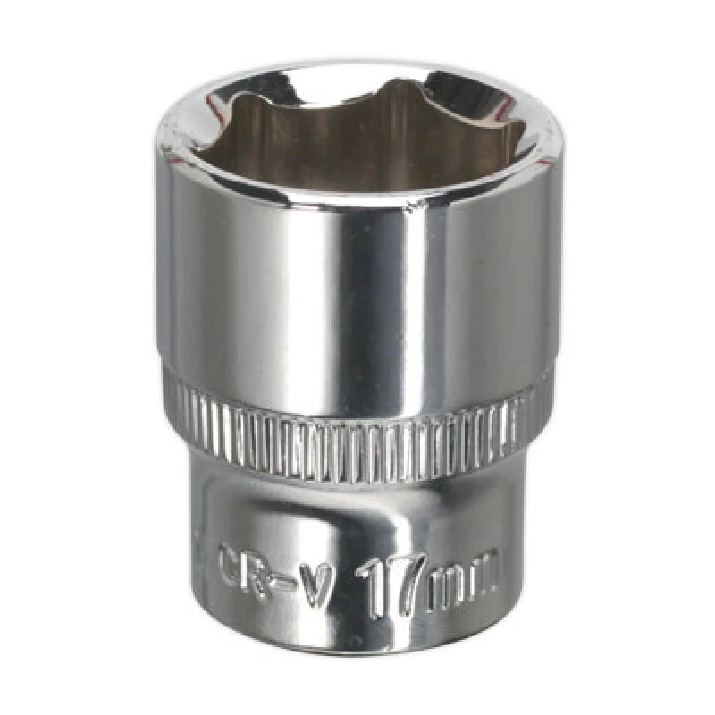 Image of Sealey Sealey SP3817 WallDrive Socket 17mm 3/8"Sq Drive Fully Polished Sealey-SP3817