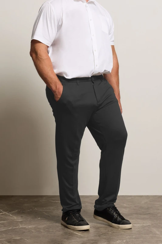 Image of BadRhino BadRhino Men Stretch Trousers in Black Size: 58S Black 58S Male 5059738633542