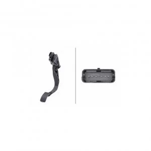 Image of Accelerator Pedal Position Sensor HELLA 6PV 009 949-721
