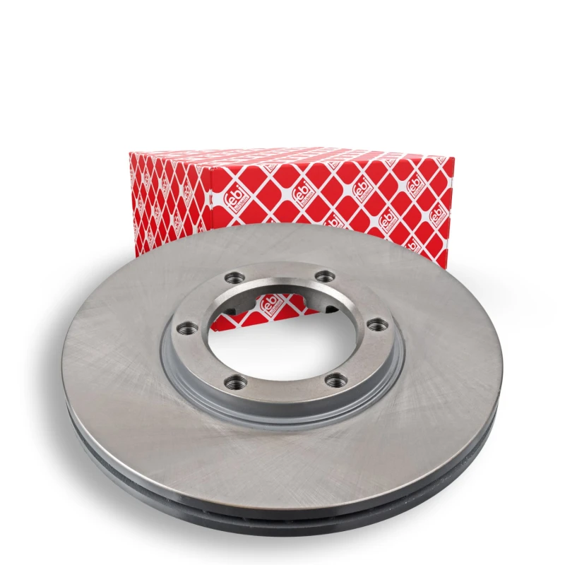 Image of FEBI BILSTEIN 10750 Brake disc Front Axle, internally vented, Coated Brake Disc (82)