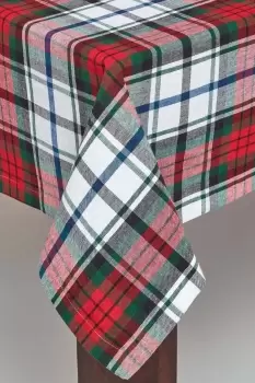 Image of Macduff Tartan Christmas Tablecloth, 137cm x 178cm