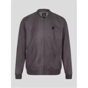 image of Luke Sport Minky Marklew Bomber Jkt - Grey