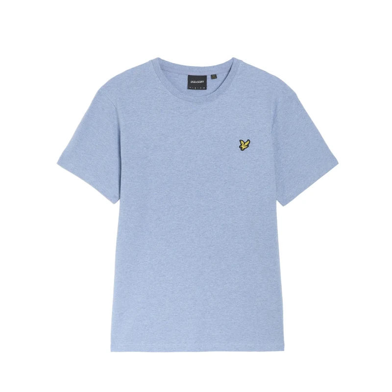 Image of Lyle & Scott Mottled T-Shirt Lyle & Scott Bleu Male M