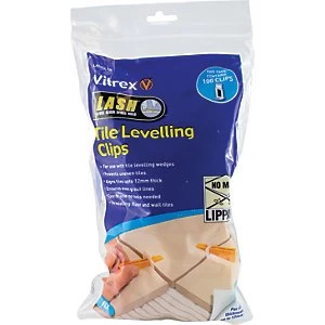 Image of Vitrex LASH Tile Levelling Clips - Pack of 100