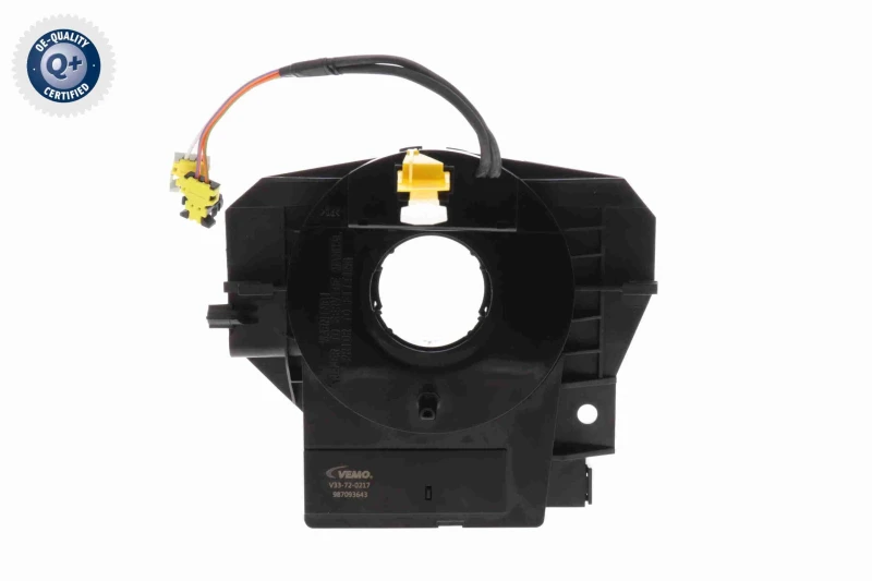 Image of VEMO Clock spring for steering wheel VEMO V33-72-0217