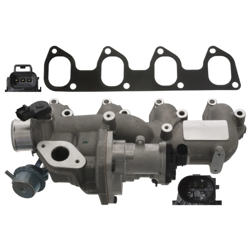 Image of FEBI BILSTEIN 45422 EGR valve Electric, with gasket/seal EGR Valve (1145)