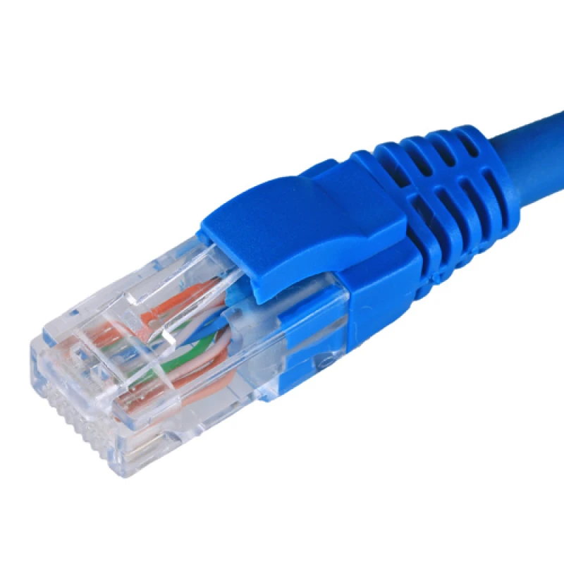 Image of Cablenet 0.3m Cat6 RJ45 Blue U/UTP LSOH 24AWG Snagless Booted Patch Le
