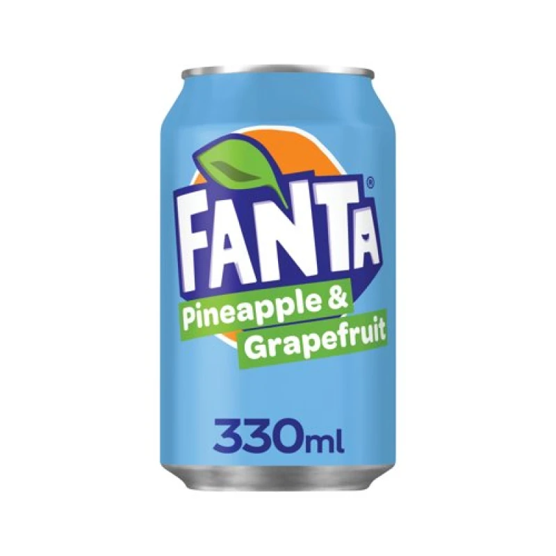 Image of Fanta Pineapple and Grapefruit Fizzy Drink 330ml (24 Pack) 0402145