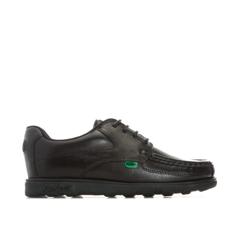 Image of Kickers Children Fragma Lace Shoe Black male 13 child