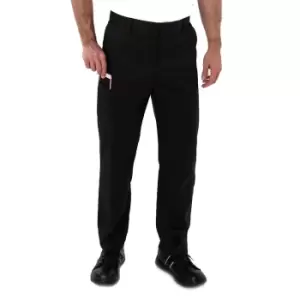 Image of AFD Mens Slim Fit Stretch Trousers (L) (Black)
