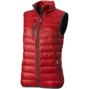 Image of Elevate Womens/Ladies Fairview Light Down Bodywarmer (M) (Red)