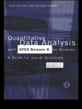 Image of Quantitative Data Analysis with Spss Release 8 for Windows by Alan Bryman Book