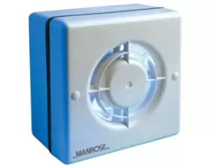 Image of Manrose 120mm (5inch.) PIR Axial Extractor Window Fan - WF120PIR - (Used) Grade C