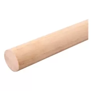 Image of Moderix - Beech Dowel Smooth Wood Rod Pegs 1m - Diameter 35mm - Pack of 10