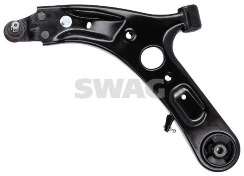 Image of SWAG 33 10 7259 Suspension arm Control Arm, Sheet Steel, Front Axle Left, with ball joint, with rubber mounts Sheet Steel Track Control Arm (273)