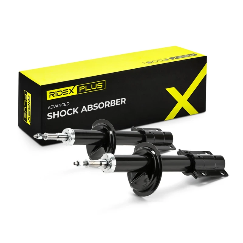 Image of RIDEX PLUS 854S2182P Shock absorber Oil Pressure, Twin-Tube, Suspension Strut, Top pin Shock Absorber (854)