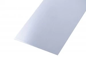 Image of Wickes Metal Sheet Plain Uncoated Aluminium 250 x 500mm x 0.8mm