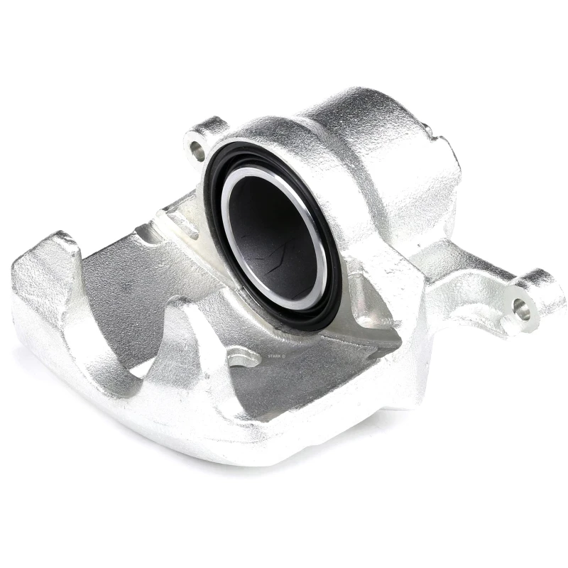 Image of STARK SKBC-0460153 Brake caliper Front Axle, without holder Grey Cast Iron, Cast Iron Brake Caliper (78)