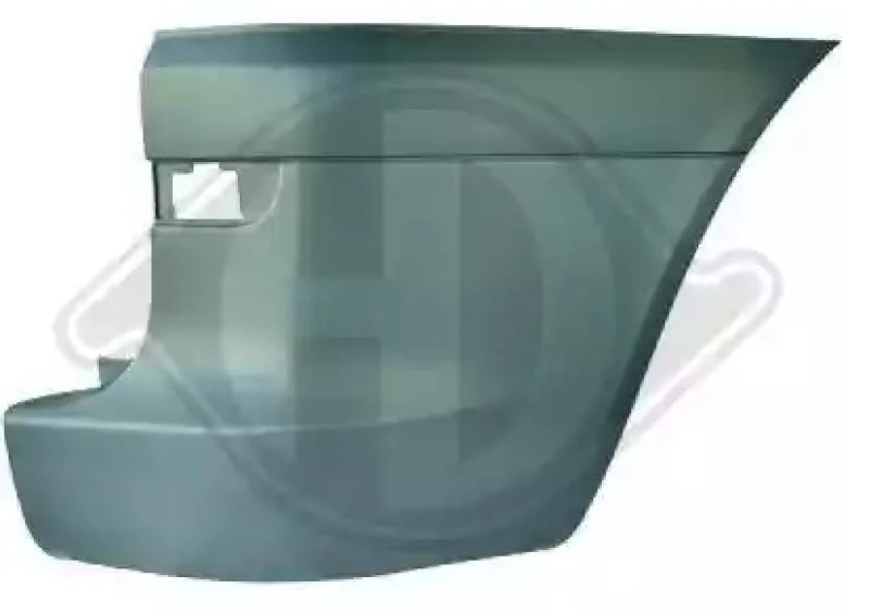 Image of DIEDERICHS 1666057 Rear bumper Rear Rear bumper (100216)