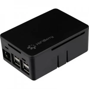 Image of HiFiBerry RB-Hifiberry-Case SBC housing Compatible with: Raspberry Pi Black