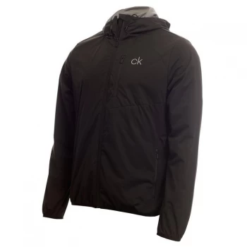 image of Calvin Klein Golf Hood Jacket - Black