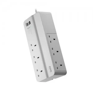 Image of APC SurgeArrest 6 AC outlet(s) 230 V White 2 m