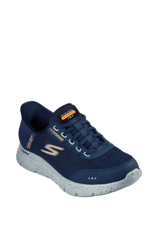 Image of Skechers Go Walk Flex Slip On Runners Mens - Blue Blue 8