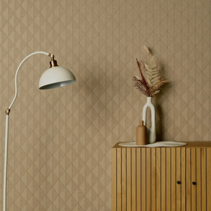 Image of Erismann Erismann Woven Whisper Ochre Vinyl Wallpaper ochre