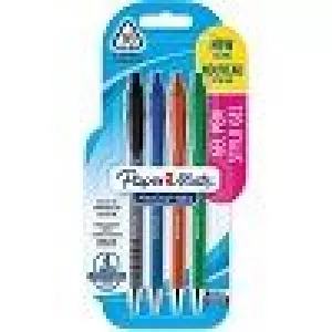 Image of Paper Mate Flexgrip Gel Pen Assorted PK4