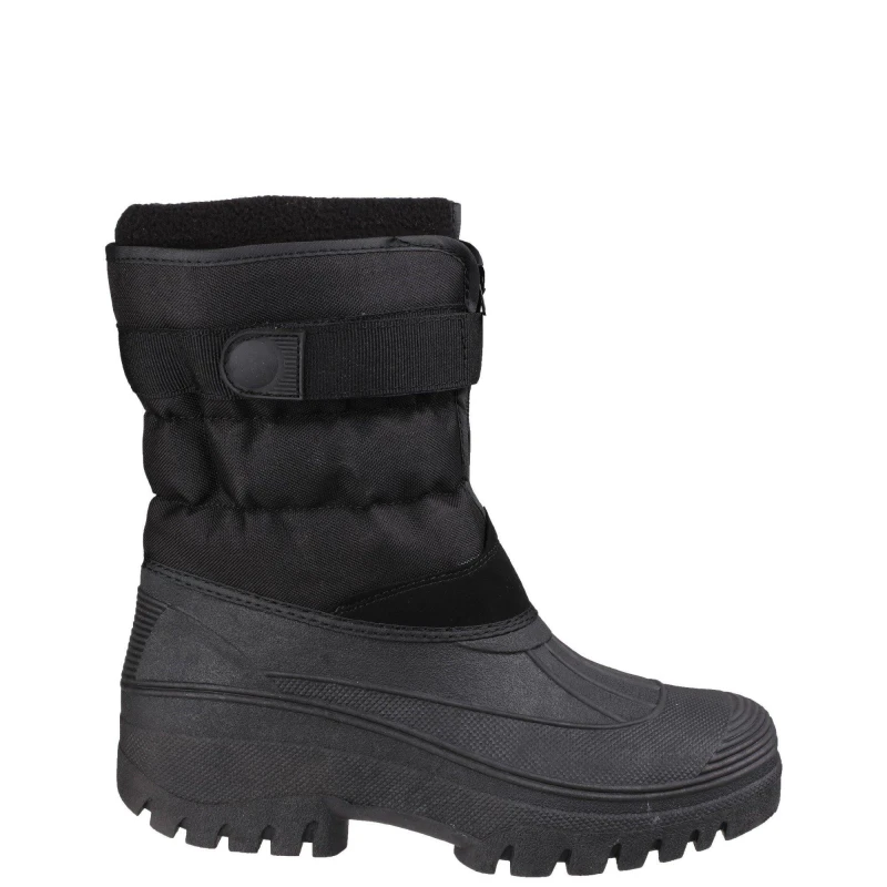 Image of Cotswold Boys Chase Waterproof Insulated Winter Snow Boots UK Size 3 (EU 36) Black COT763-BLACK-3