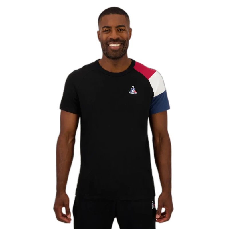 Image of Le Coq Sportif T-Shirt Le Coq Sportif No. 1 Noir Male XS