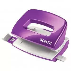 image of Leitz NeXXt WOW Metal Mini Hole Punch - Purple 50601062