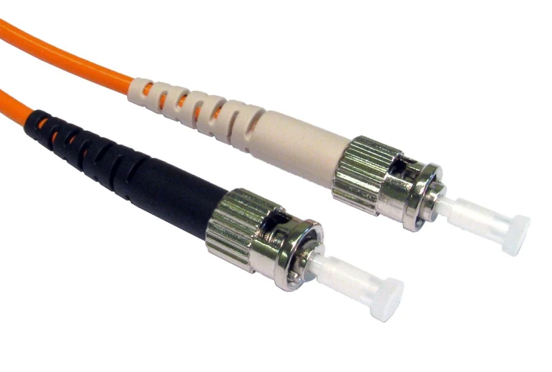 Image of Cables Direct 5m OM2 Fibre Optic Cable, ST - ST (Multi-Mode)