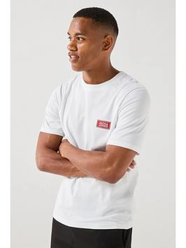 Image of jack & jones Rush Crew Neck Short Sleeve T-Shirt White Cotton S