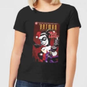 Image of DC Comics Batman Harley Mad Love Womens T-Shirt - Black