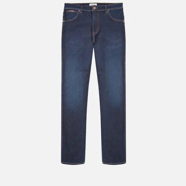 image of Wrangler Texas Slim Fit Cotton-Blend Jeans - W32/L34