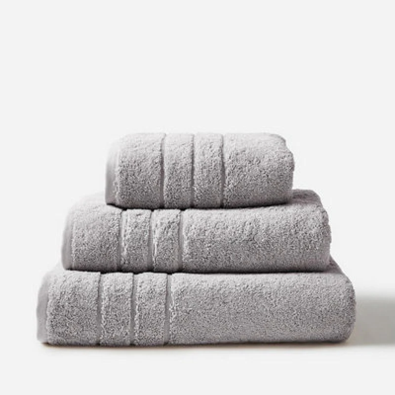 Image of Allure Bath Fashions Hotel Luxury Heavweight Bath Sheet - Smoke Grey