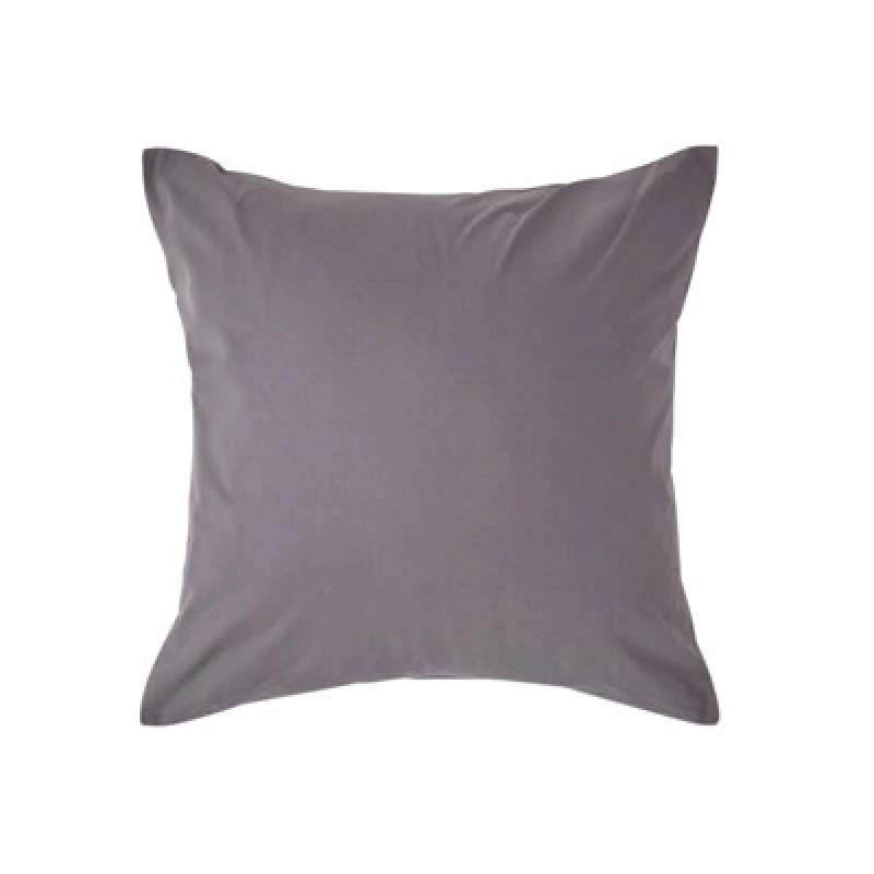 Image of Homescapes Continental Egyptian Cotton Pillowcase 200 TC, 40 x 40cm Dark Grey