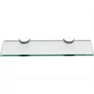 image of Miller Classic Glass Shelf, 300mm, Chrome