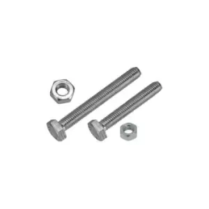 Image of WOT-NOTS Set Screw & Nut - M8 x 40mm - Pack of 2 - PWN033