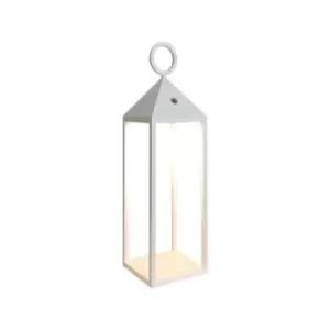 Image of Portable garden lamp Astun white 1 bulb 47cm