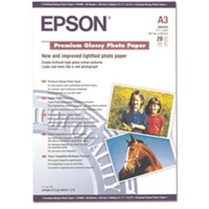 Image of Epson Premium Glossy Photo Paper DIN A3 20 Sheets